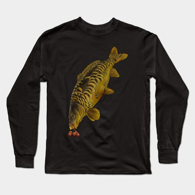 Carp Long Sleeve T-Shirt by Sandarmi